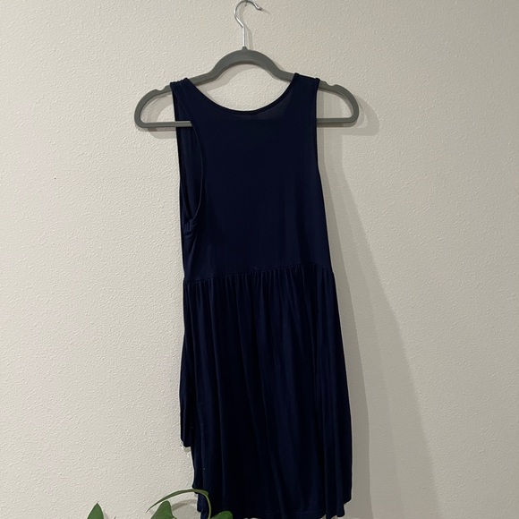 Dark blue dress with pockets - Picture 3 of 3